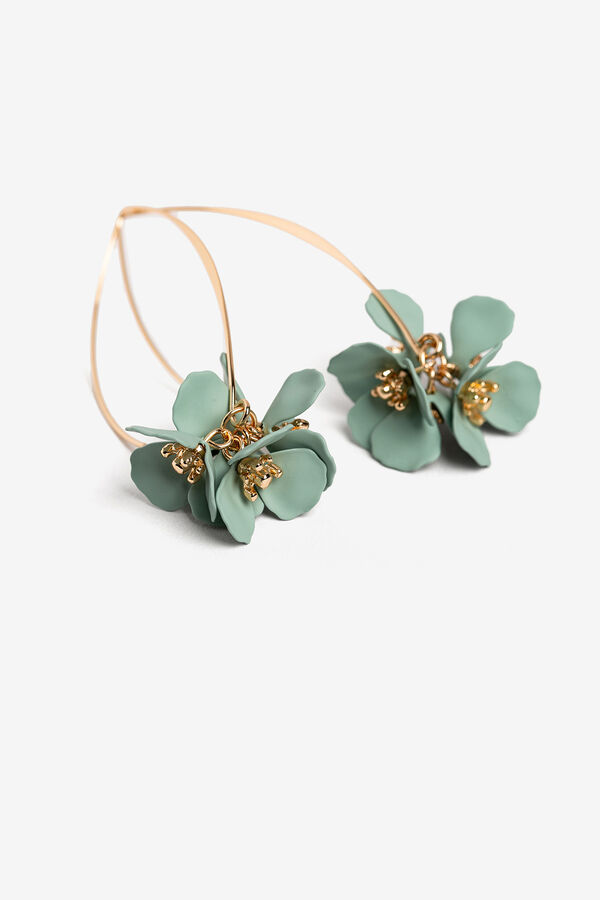 Vilanova Floral Hook Earrings beige