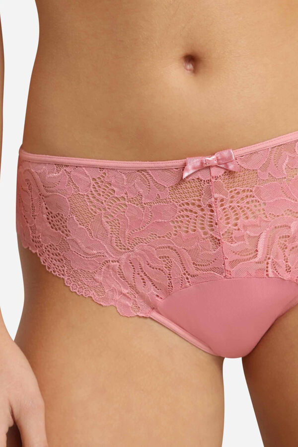 DIM Generous Essentiel lace panty pink