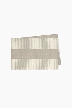 Womensecret Mantel individual de algodón combinado  marrón