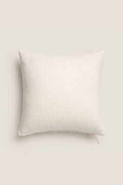 Womensecret Diamond jacquard cushion cover bézs