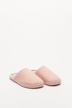 Womensecret Pink slippers with Women'secret logo pink