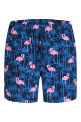 Jack & Jones Ba&ntilde;ador estampado contraste azul