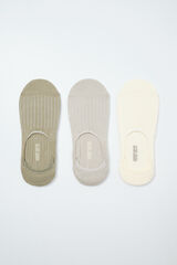 Women'secret Green ribbed 3-pack socks green