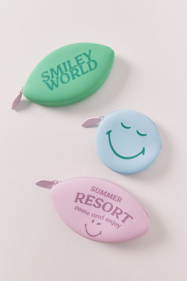 Women'secret Lila silikonski novčanik SmileyWorld&reg; Ljubičasta