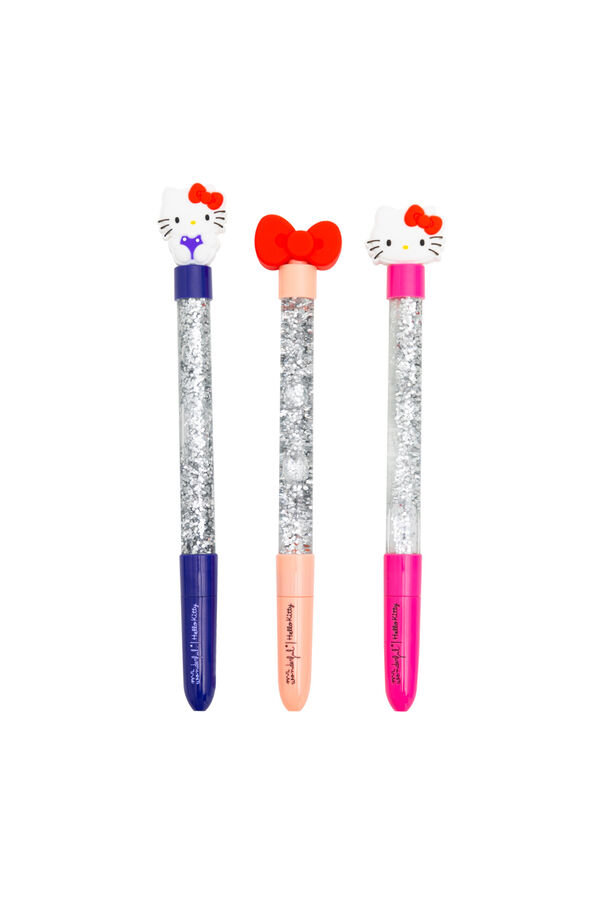 Womensecret Conjunto de estojo e canetas Hello Kitty x Mr. Wonderful estampado