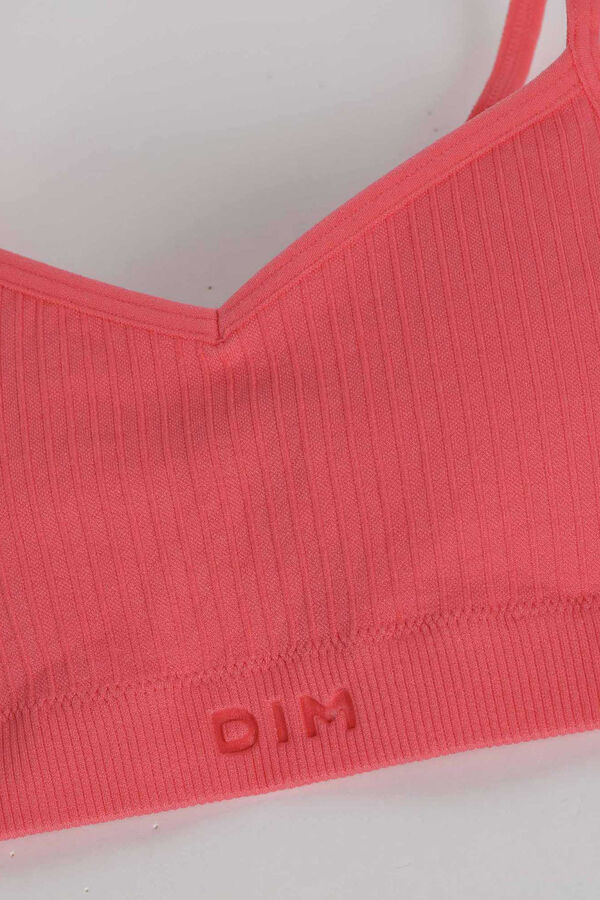 DIM Seamless girl's crop top  rose