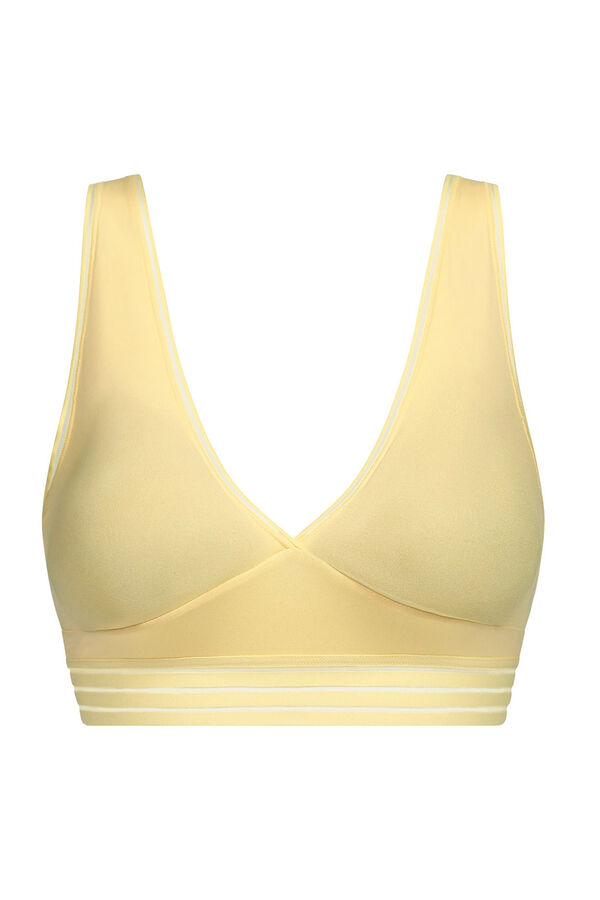 Womensecret Invisible non-wired triangle bra rávasalt mintás