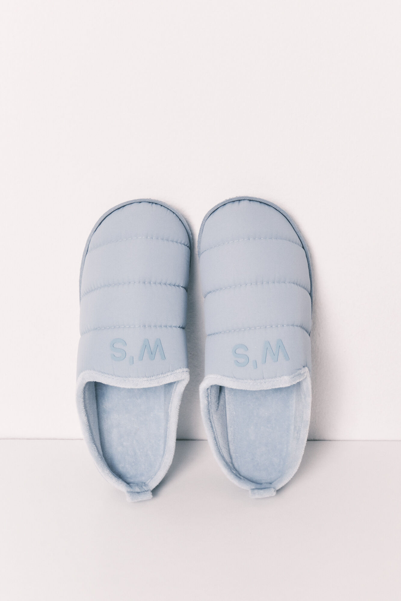 Women'secret Pantoufles matelass&eacute;es bleues