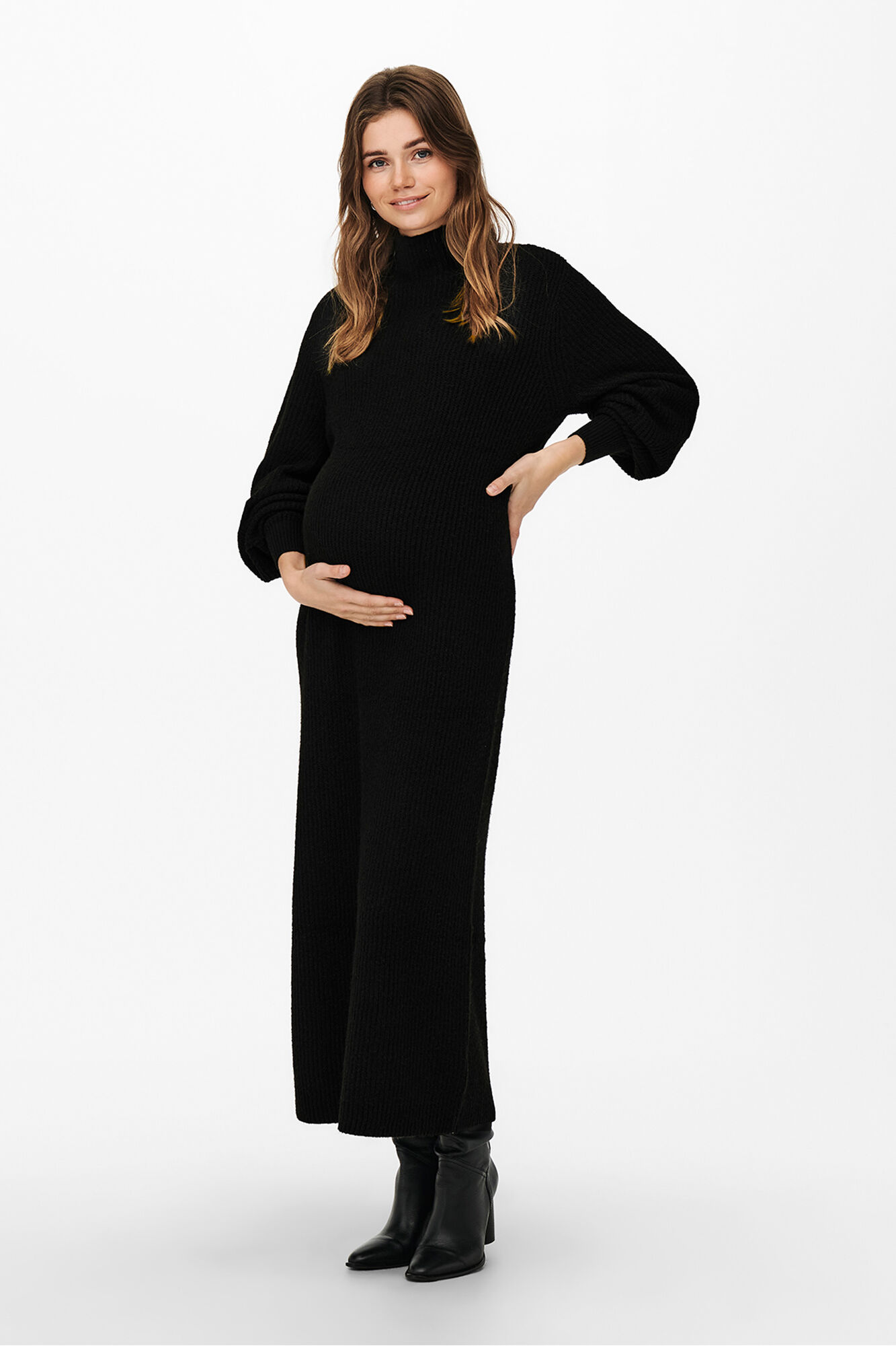 Only Maternity Vestido largo de canal&eacute; maternity 