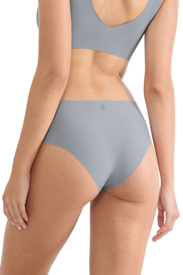 Sloggi Culotte classique en microfibre sans coutures gris