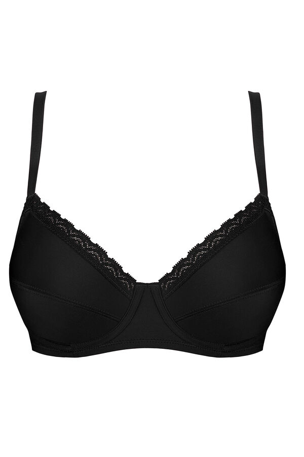 DIM Sujetador con aro de sujeci&oacute;n negro