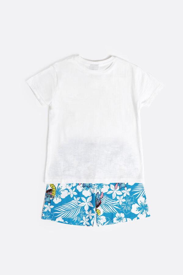 Womensecret DISNEY Lilo & Stitch short-sleeved pyjamas for boys white
