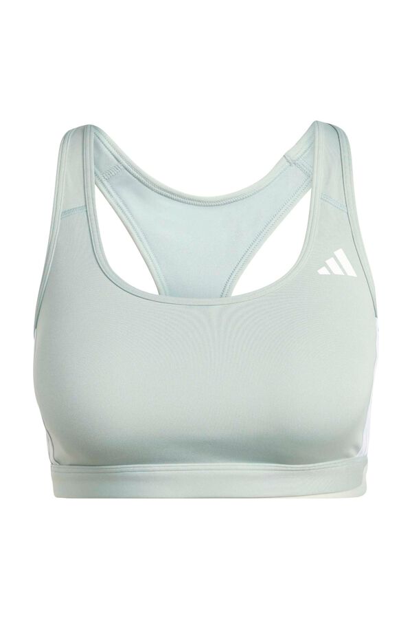 Adidas Sujetador deportivo 3 bandas verde
