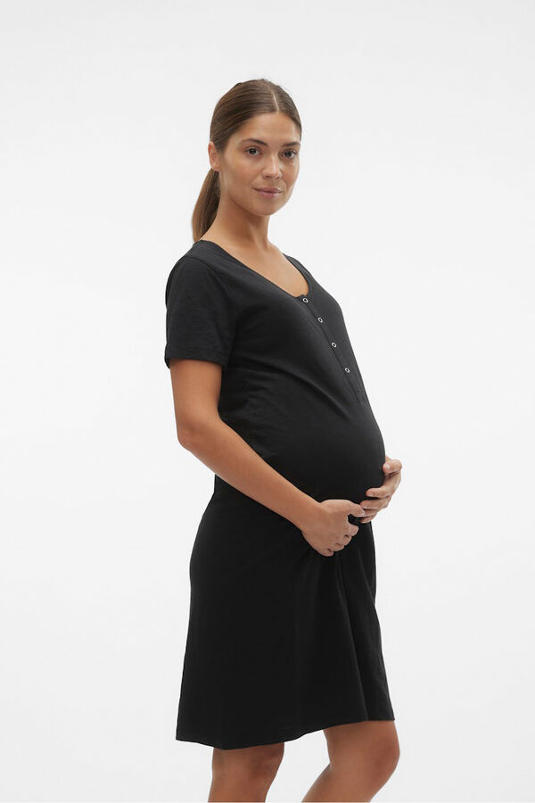 Mamalicious Breastfeeding dress black