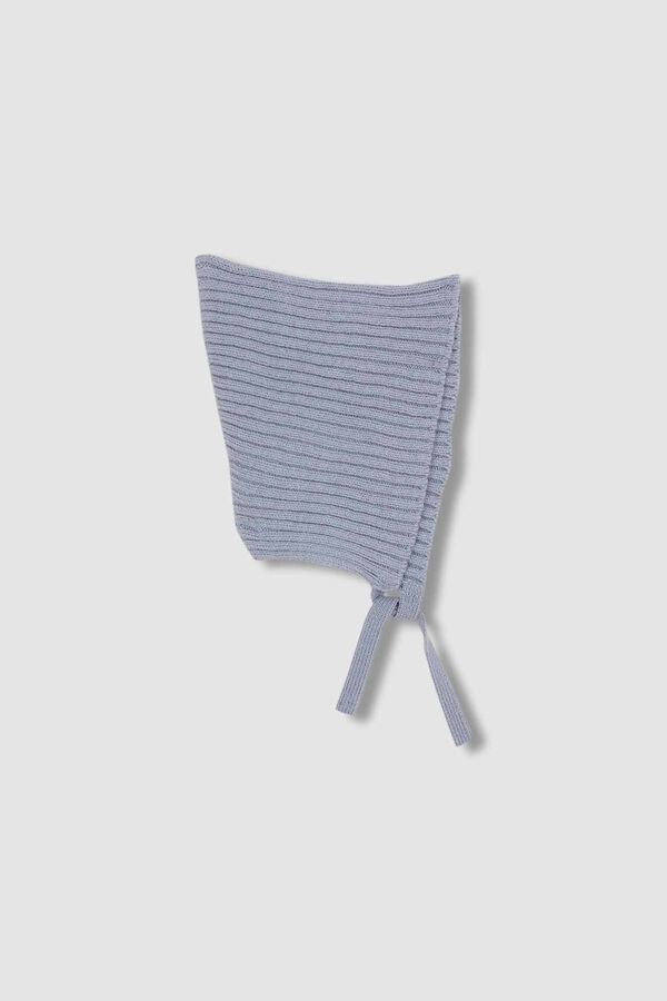 Womensecret Blue ribbed bonnet blue