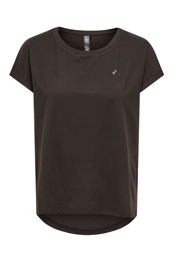 Only Play short sleeve trainers T-shirt nude