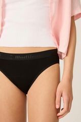 Modibodi Black bamboo classic boyshort moderate to heavy period panty black