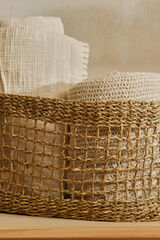 Calma House Handgefertigter Seegraskorb aus Hanoi Nude