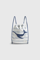 Textura Mochila print ballena bordado estampado