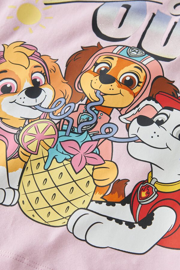 Name it Girl's T-shirt PATRULLA CANINA pink