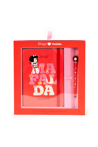Mr. Wonderful Set de Agenda Pocket A5 2026 Semanal + boli borrable Bo-Bo - Mafalda