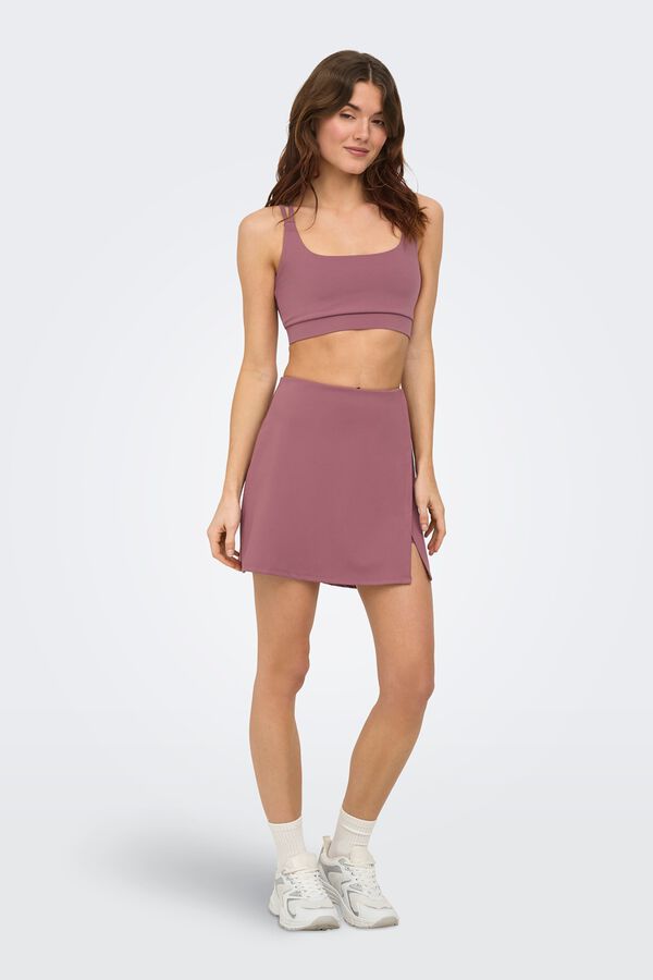 Only Play Sujetador deportivo detalle Mesh fucsia