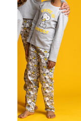 Admas Pijama Family Snoopy Funny para ni&ntilde;a&nbsp; gris