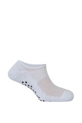 Punto Blanco Calcet&iacute;n deportivo invisible antideslizante unisex blanco