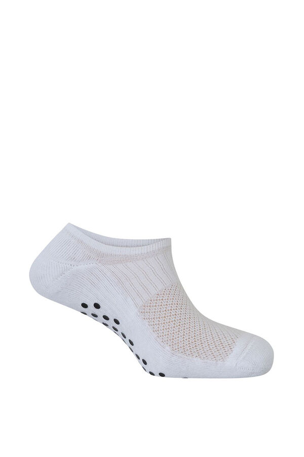Punto Blanco Calcet&iacute;n deportivo invisible antideslizante unisex blanco