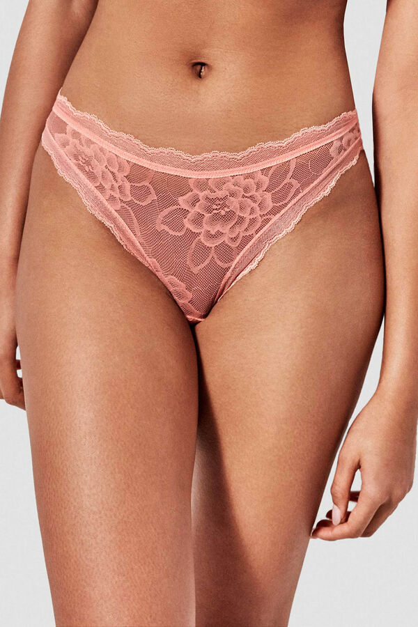 Womensecret Classic lace panty red