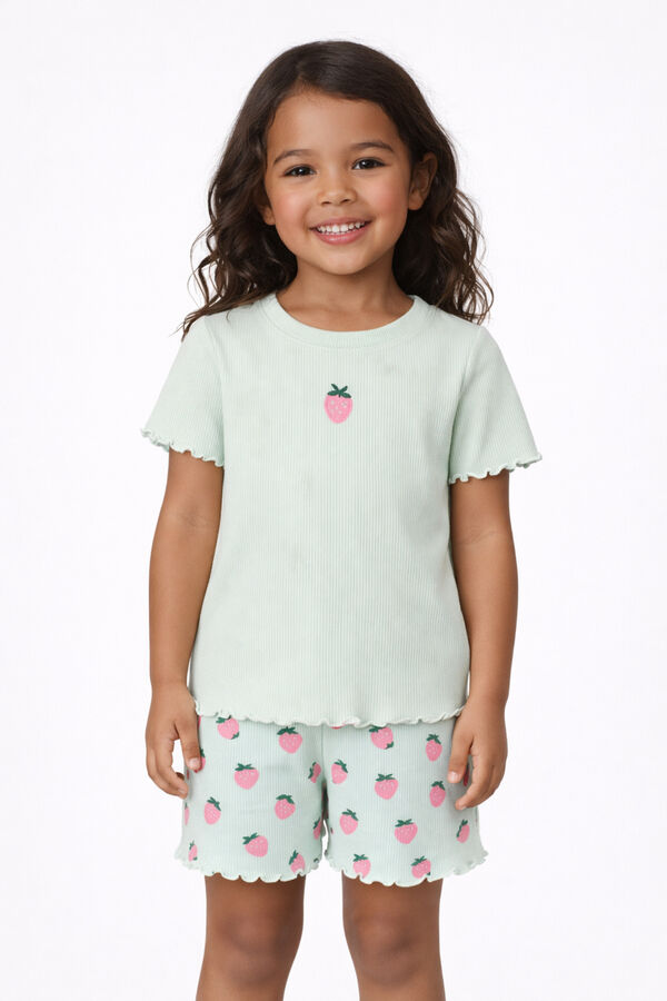 Name it Printed girls' short blue