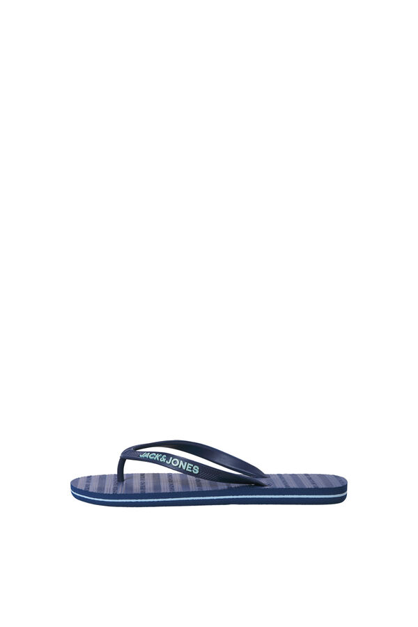 Jack & Jones Rubber flip-flop sandals blue