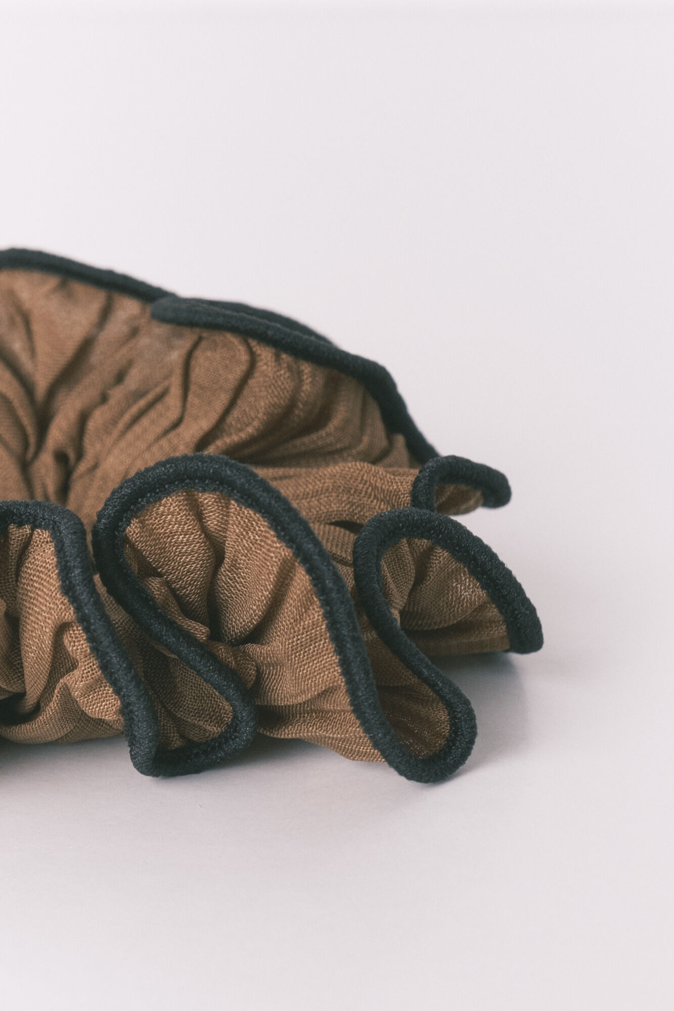 Women'secret Brown semi-sheer maxi scrunchie