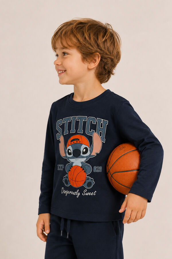 Name It Stitch T-shirt blue