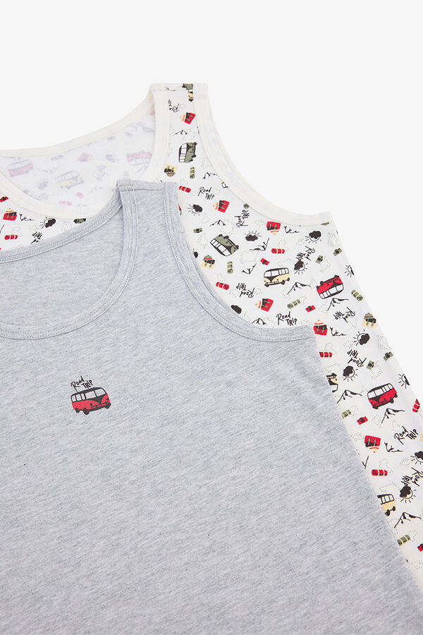 Penti Pack 2 camisetas sin mangas estampado