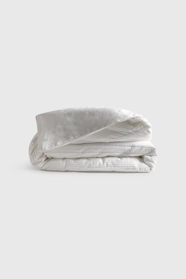 Textura Textured duvet cover white