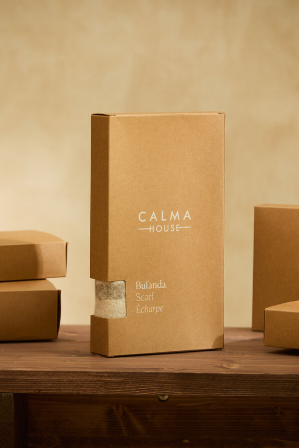 Calma House Cachecol riscas Sorento estampado