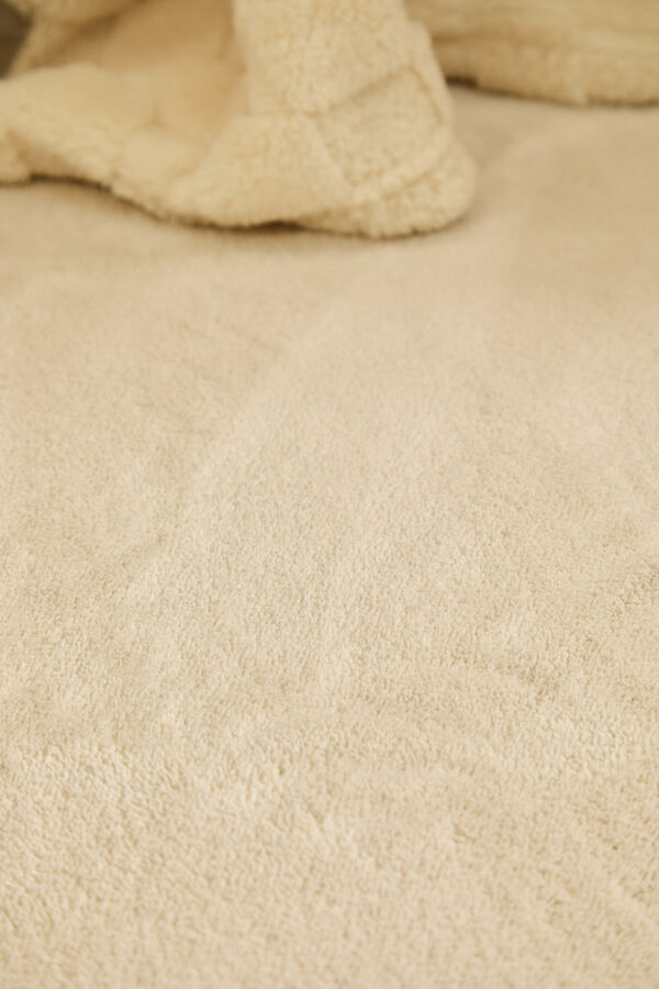 Calma House Alfombra lavable de pelo suave en tono piedra Apolo beige