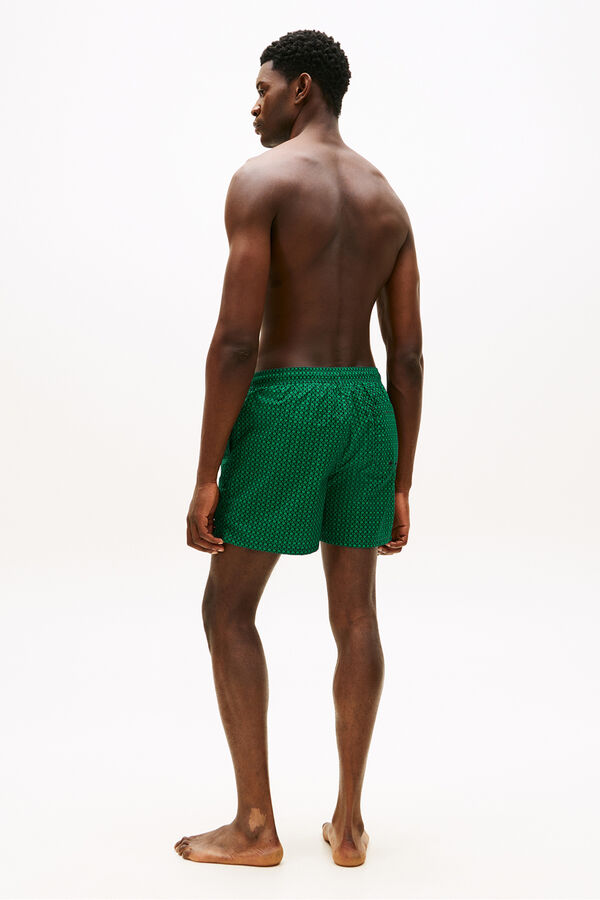 Tommy Hilfiger Flag print men's swimwear blue