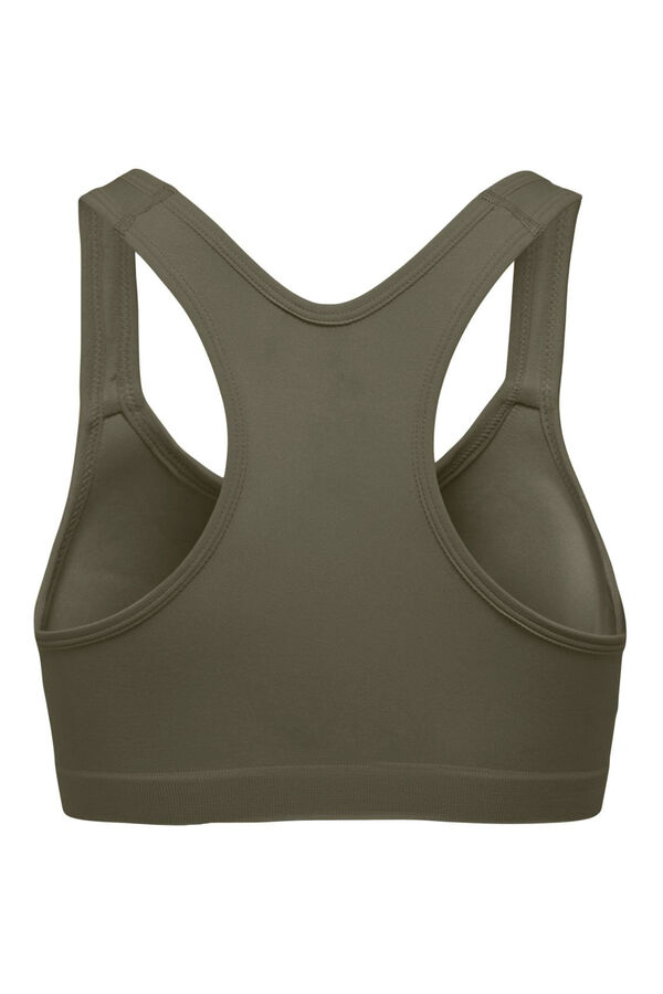 Womensecret Seamless underwired sports bra green