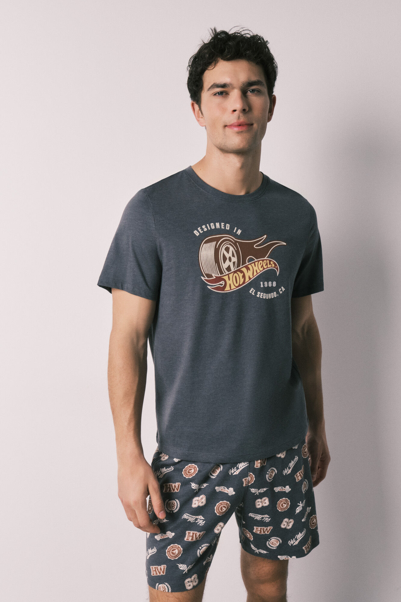 Women'secret Pijama corto hombre algod&oacute;n Hotwheels