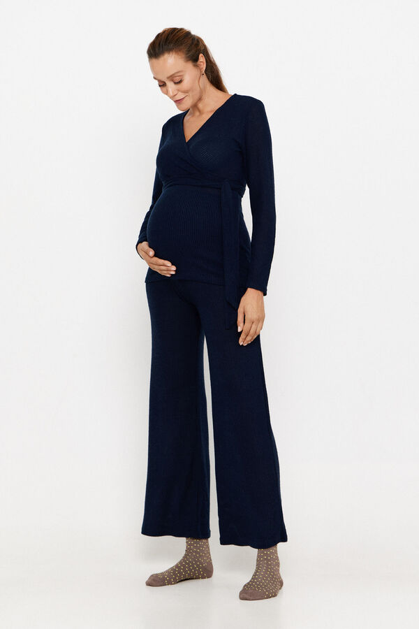 Womensecret Cotton maternity leggings bleu