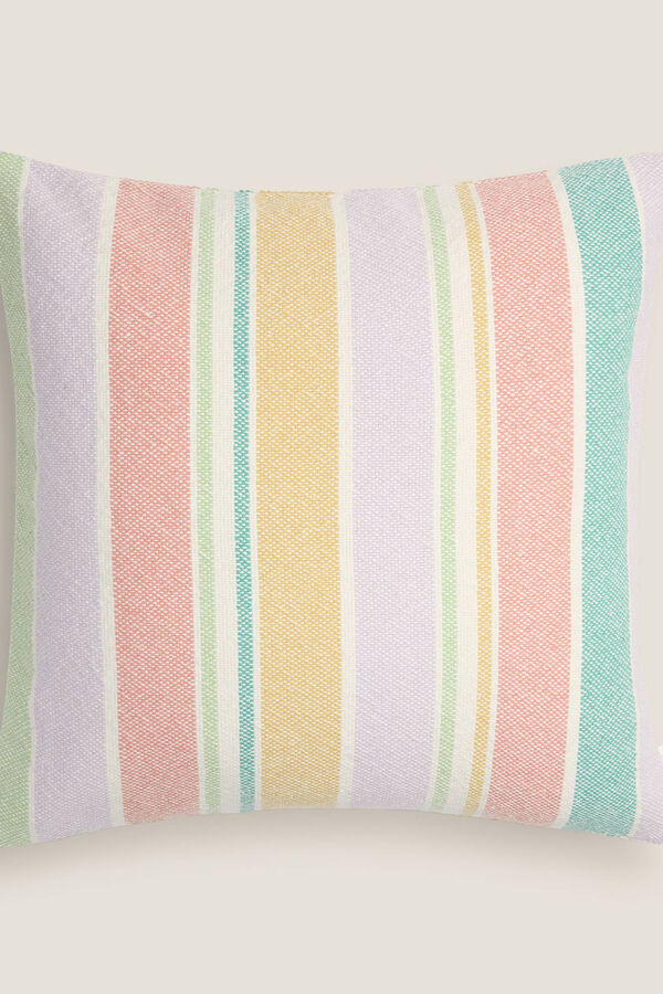 Womensecret Striped cotton cushion cover printed