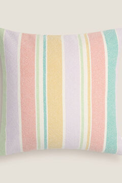 Womensecret Striped cotton cushion cover printed