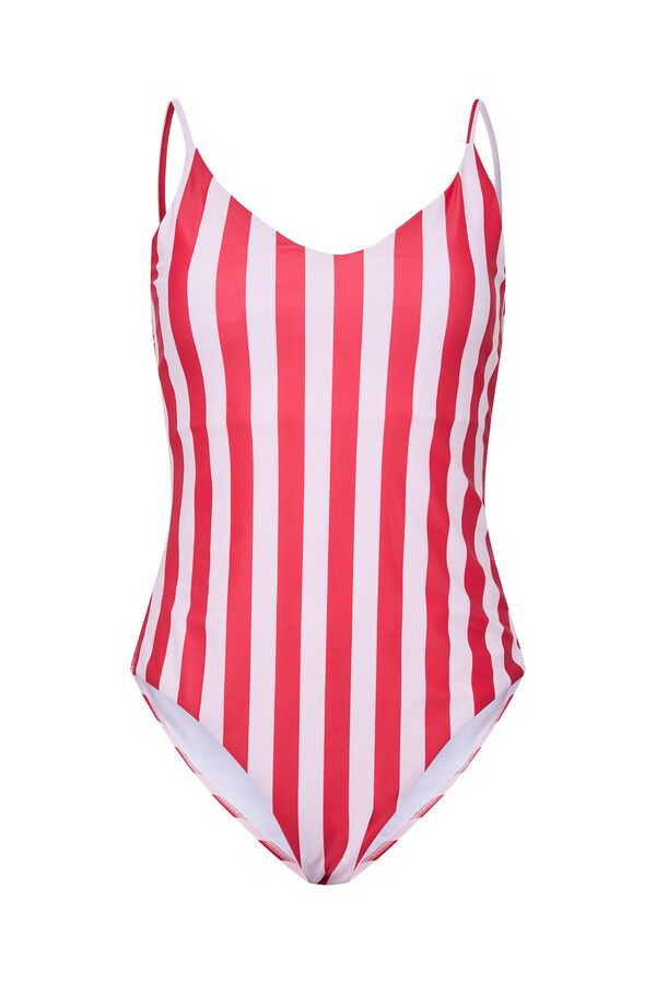 Pieces Strappy swimwear burgundy