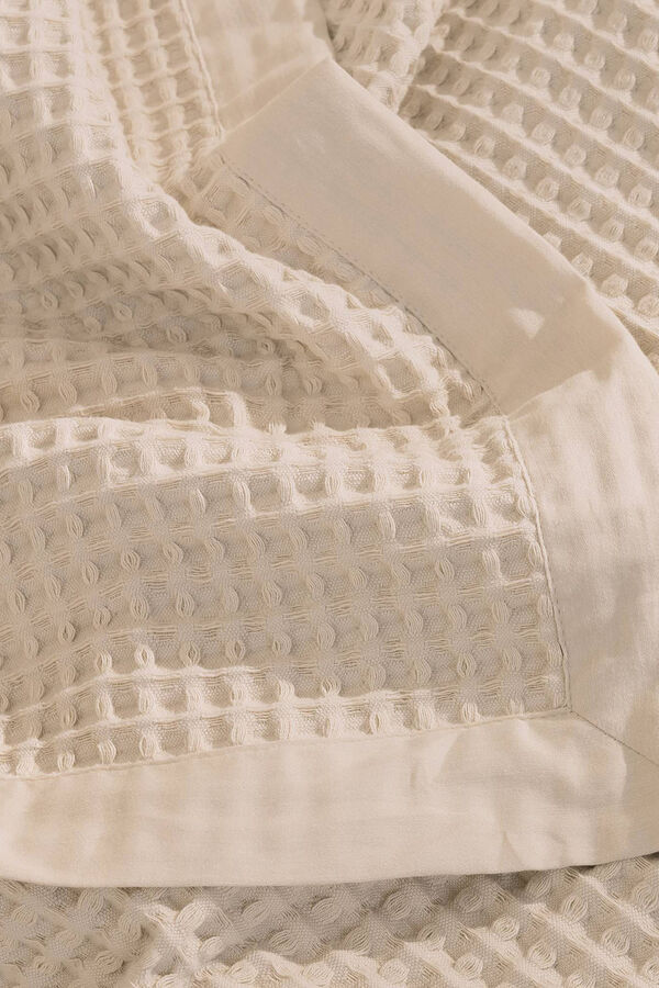 Womensecret Seersucker cotton bedspread Bež