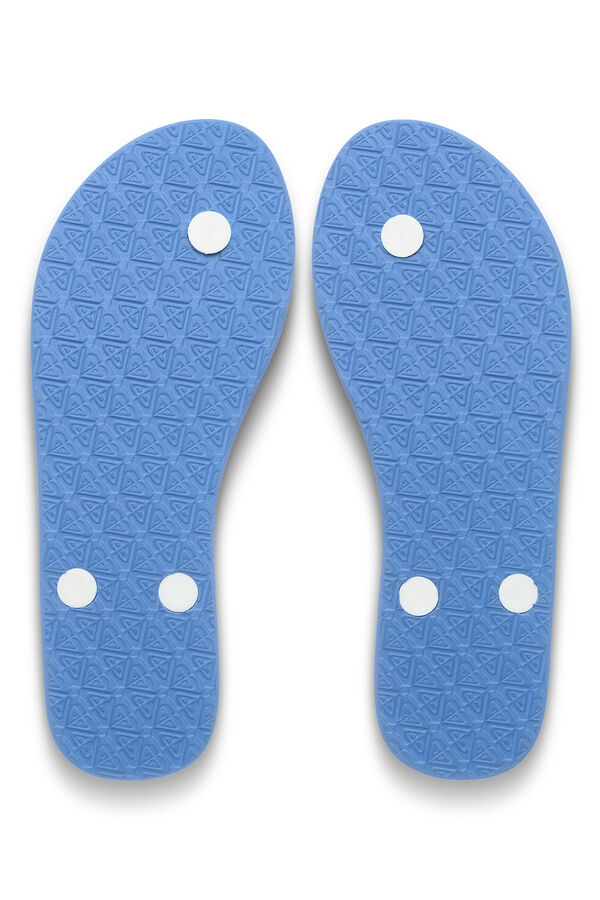 Roxy Chanclas estampado flores azul