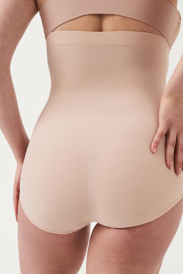 Womensecret Nude high waist shaping panty. SPANX Smeđa