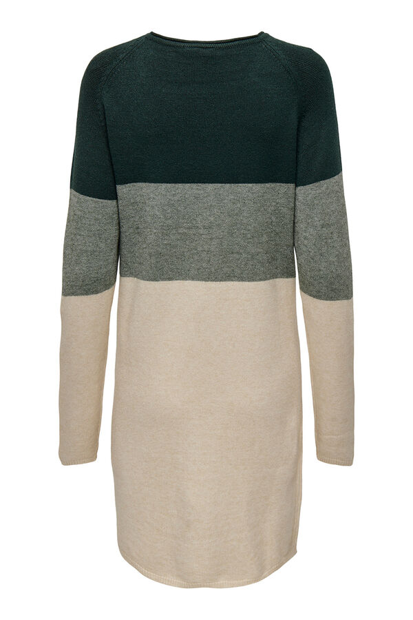 Only Maternity Ribbed maternity dress green