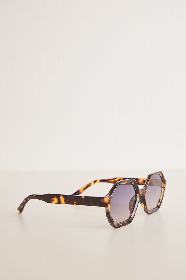 Womensecret Tortoiseshell sunglasses with printed cover printed